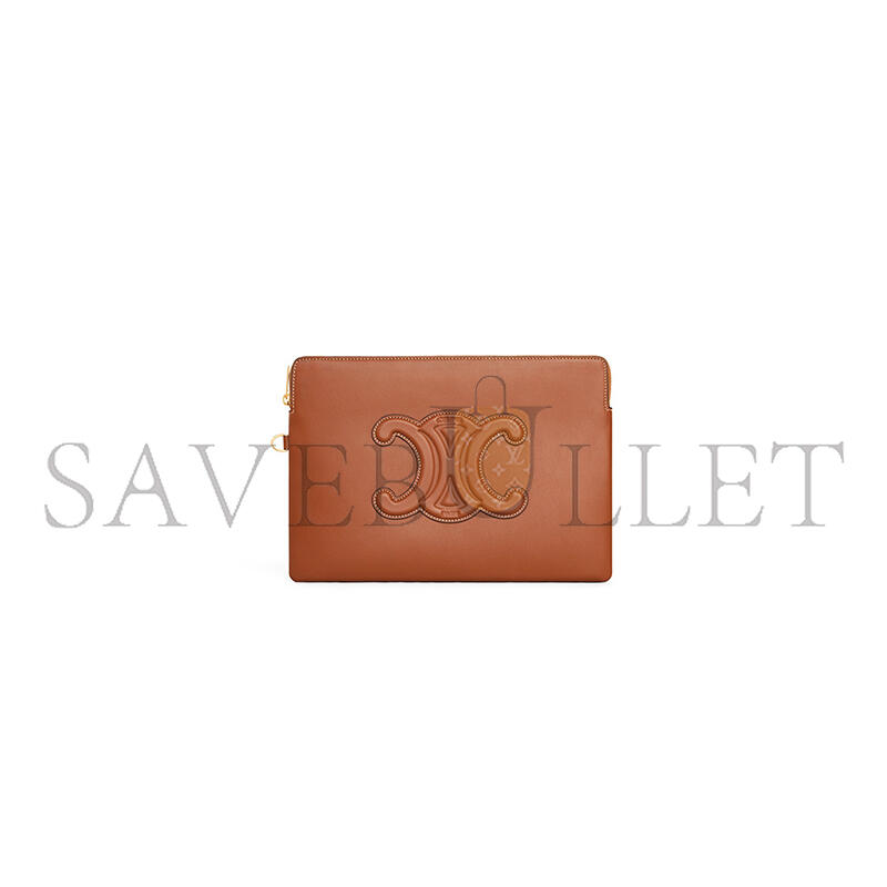 Ce1i*e small pouch with strap cuir triomphe in smooth calfskin 10j983dr8.04lu (25*17.5*1cm)
